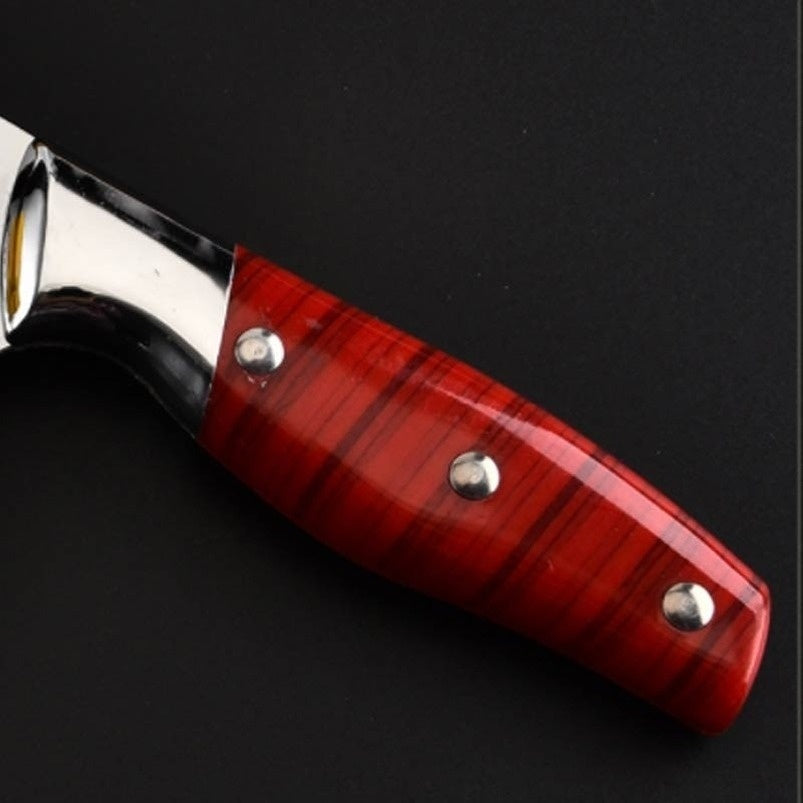 440C stainless steel kitchen utensils Sharp vegetable and meat cleaver wooden handle