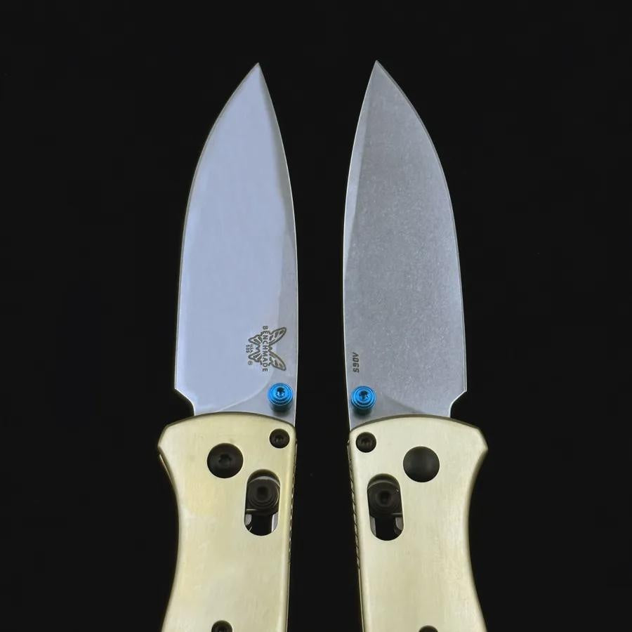 NEWEST Benchmade 535 Bugout Copper Handle Folding Sharp Knife S90V Blade High Quality Tactical Pocket Knives Outdoor Camping Self-defense EDC Multi Tool