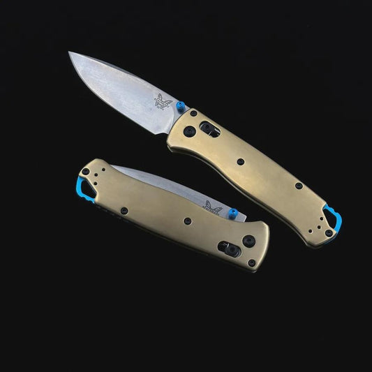 NEWEST Benchmade 535 Bugout Copper Handle Folding Sharp Knife S90V Blade High Quality Tactical Pocket Knives Outdoor Camping Self-defense EDC Multi Tool