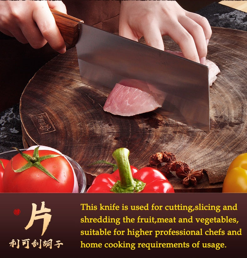 Professional Chef Knife Kitchen Knife Sharp Blade Cleaver Slicer Stainless Steel Kitchen Knives Kitchen Tools Kitchen Utensils Cooking Cutter Meat Slicing knife Utility Knife Chinese Butcher Knife Salmon Knife Sets Slicing Beef Raw Fish Fillet Knife Vege