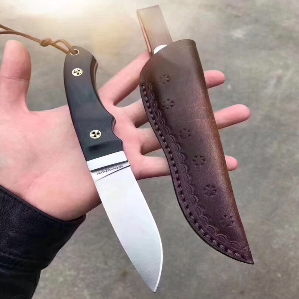 Outdoor Tactical MAGNUM 440C Steel Fixed Blade Combat Adventure Camping High hardness Cold Weapon Survival Hunting Knifes