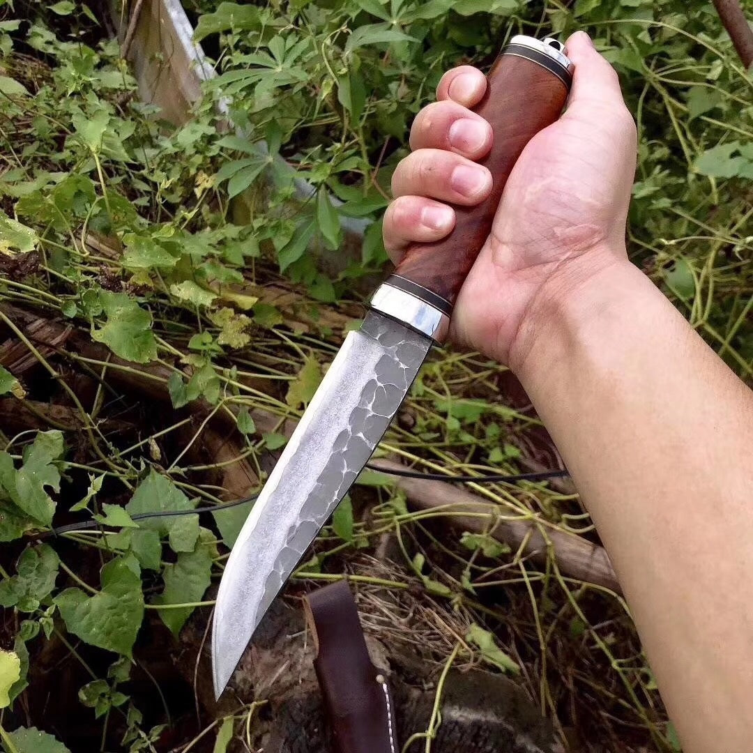 11" MILITARY Tactical Hunting Survival Fixed Blade Hunting Knife w/ Comfortable Grip
