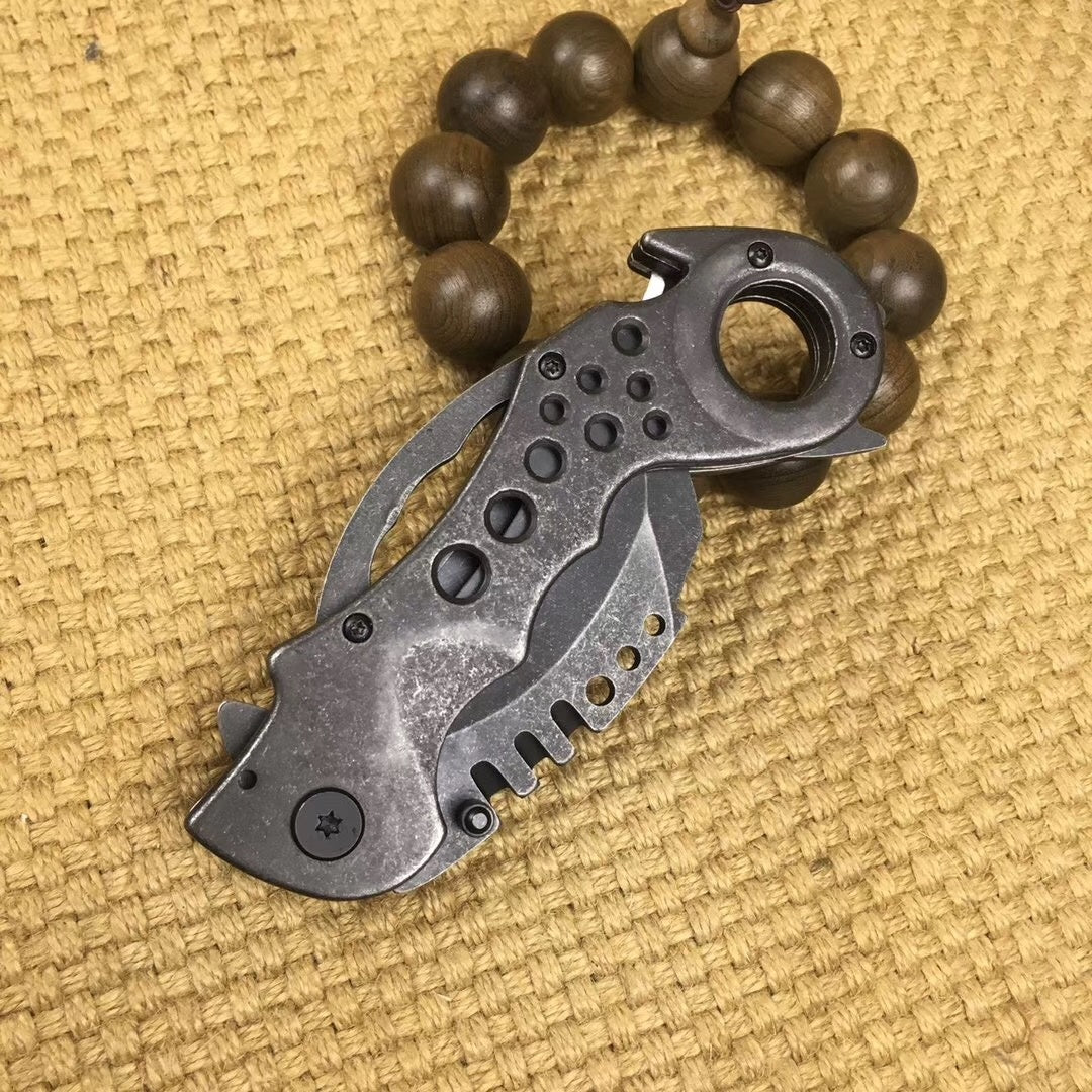 Claw knife fixed blade survival hunting knife skid grip blade tactics EDC mes tool 5Cr15Mov weight