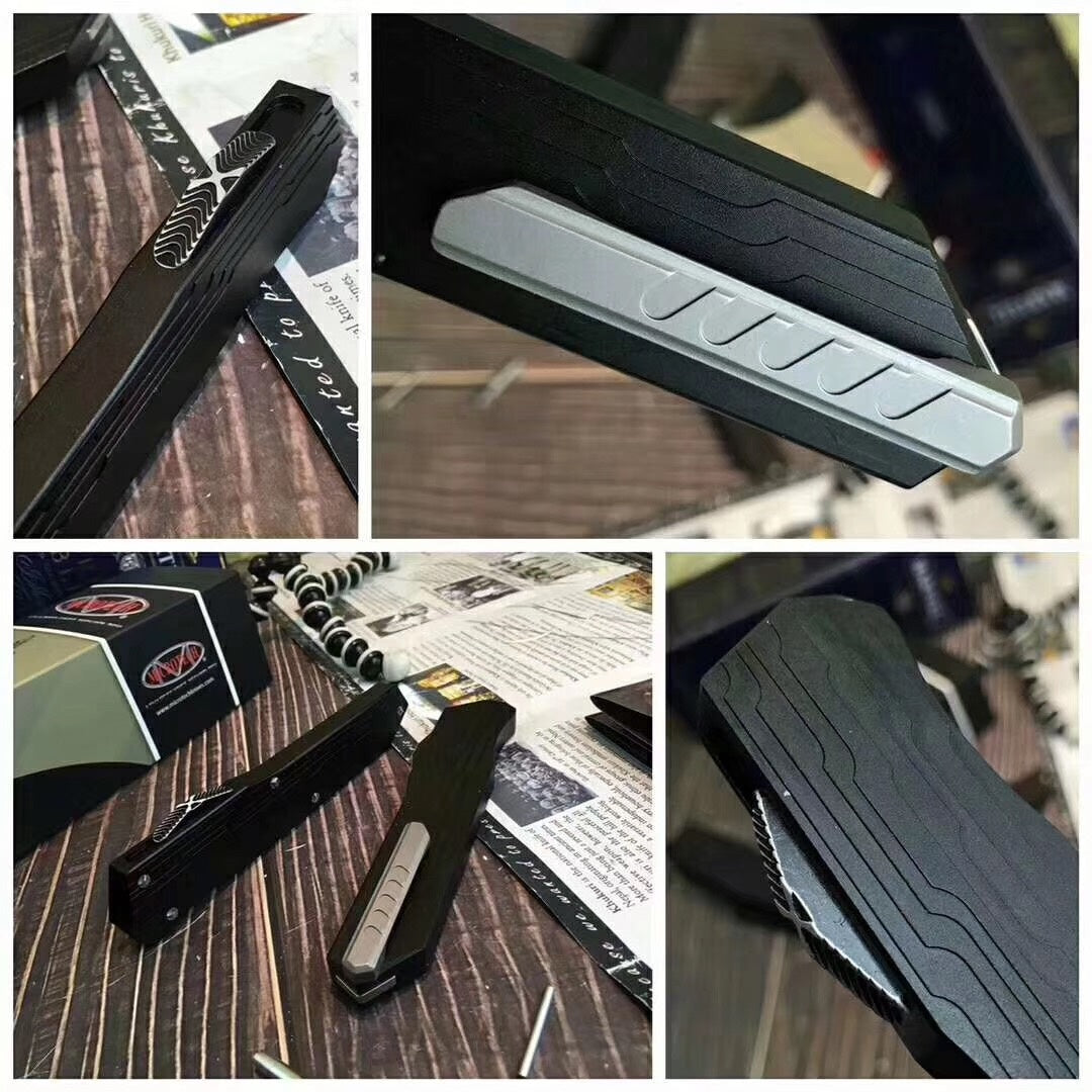 Microtech Safety Cutting Knives OTF EDC Spring Assisted Knife Fixed Blades Double Edge Survival Knifes Camping Hunting Fishing Knifes