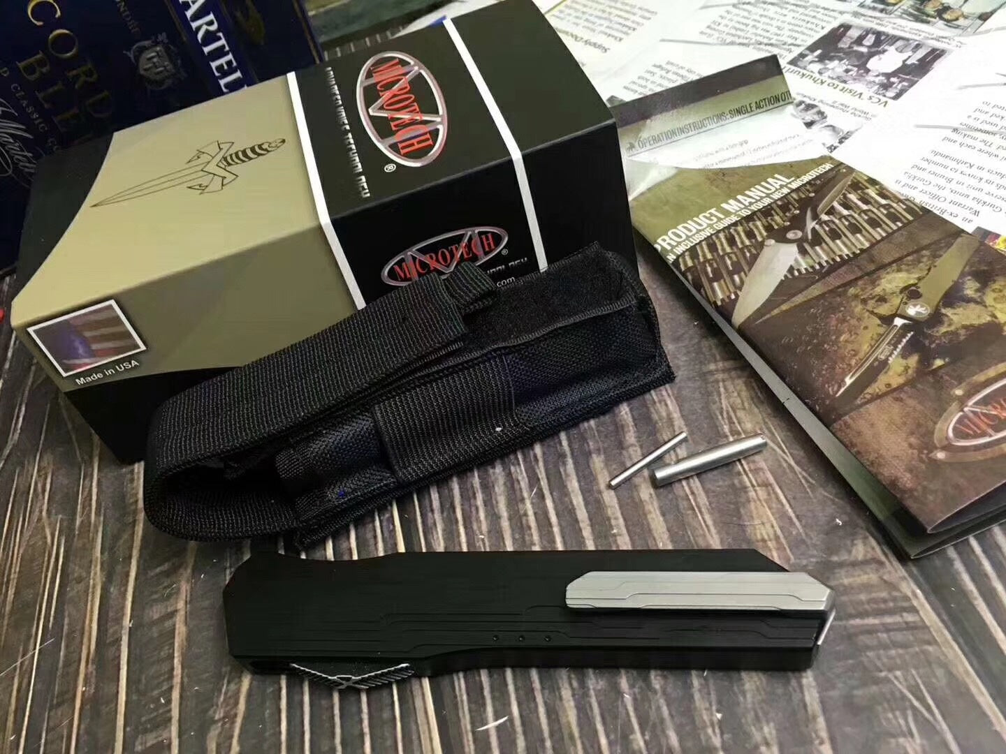 Microtech Safety Cutting Knives OTF EDC Spring Assisted Knife Fixed Blades Double Edge Survival Knifes Camping Hunting Fishing Knifes