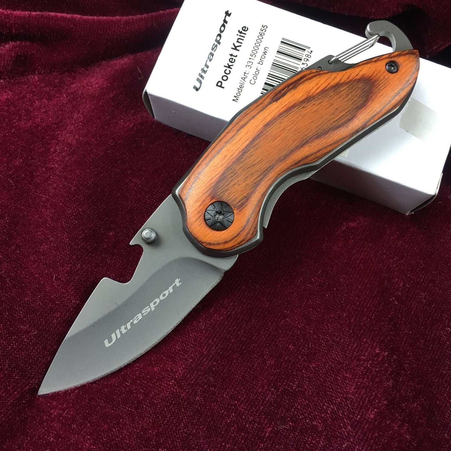 "Tactical folding knife hardness 57HRC"Folding hunting knives carry pocket knives