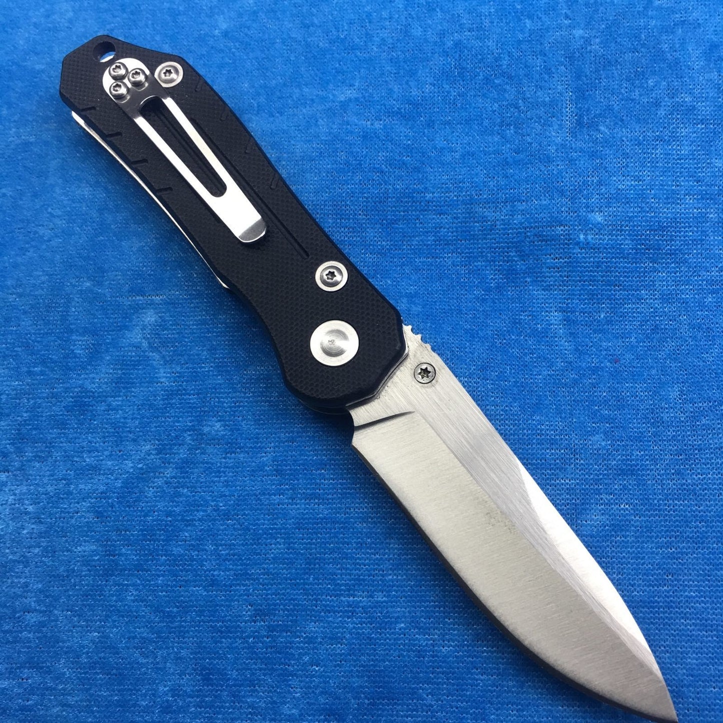 Survival hunting knife steel + black G10 mini pocket knife folding pocket knife Edc stainless steel folding camping tactics