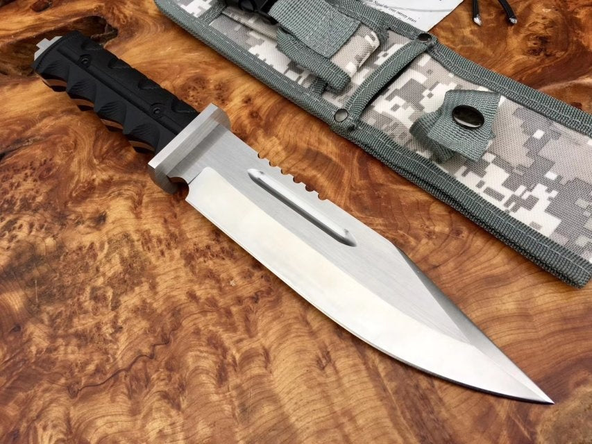 G10 tactical knife 58HRC fixed blade 8cr13mov survival and rescue tool, hunting knife, military knife corrosion resistant hunting and combat outdoor tools