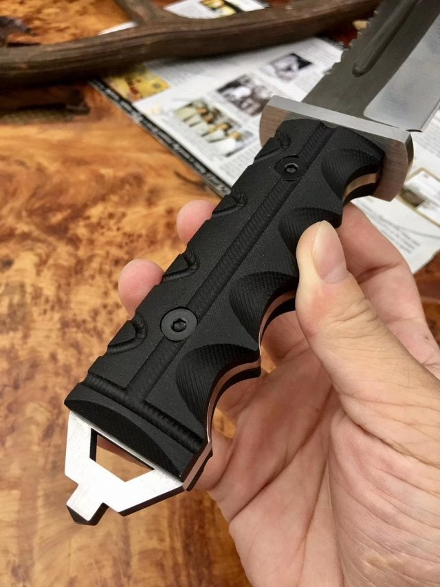 G10 tactical knife 58HRC fixed blade 8cr13mov survival and rescue tool, hunting knife, military knife corrosion resistant hunting and combat outdoor tools