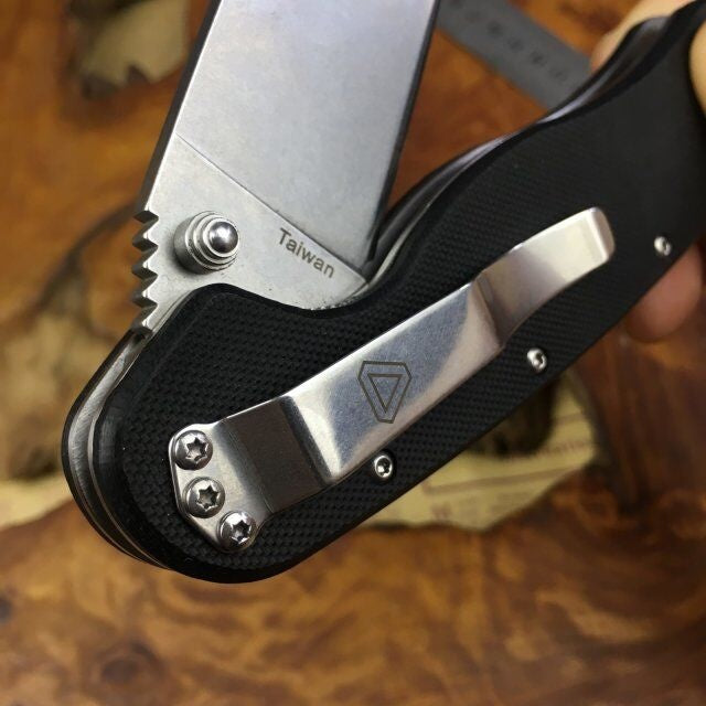 Ontario Quality folding knife 8CR18Mov blade G10 handle outdoor EDC tactical folding pocket knife