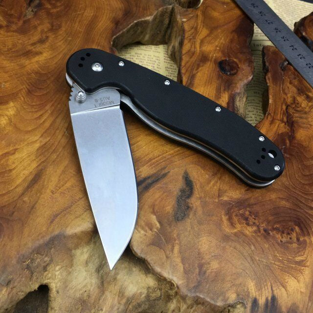 Ontario Quality folding knife 8CR18Mov blade G10 handle outdoor EDC tactical folding pocket knife