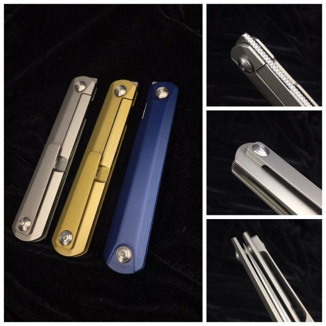 High quality GB01 ball bearing folding knife, 9CR8MOv blade, folding hunting knife outdoor knife survival tool carry three colors