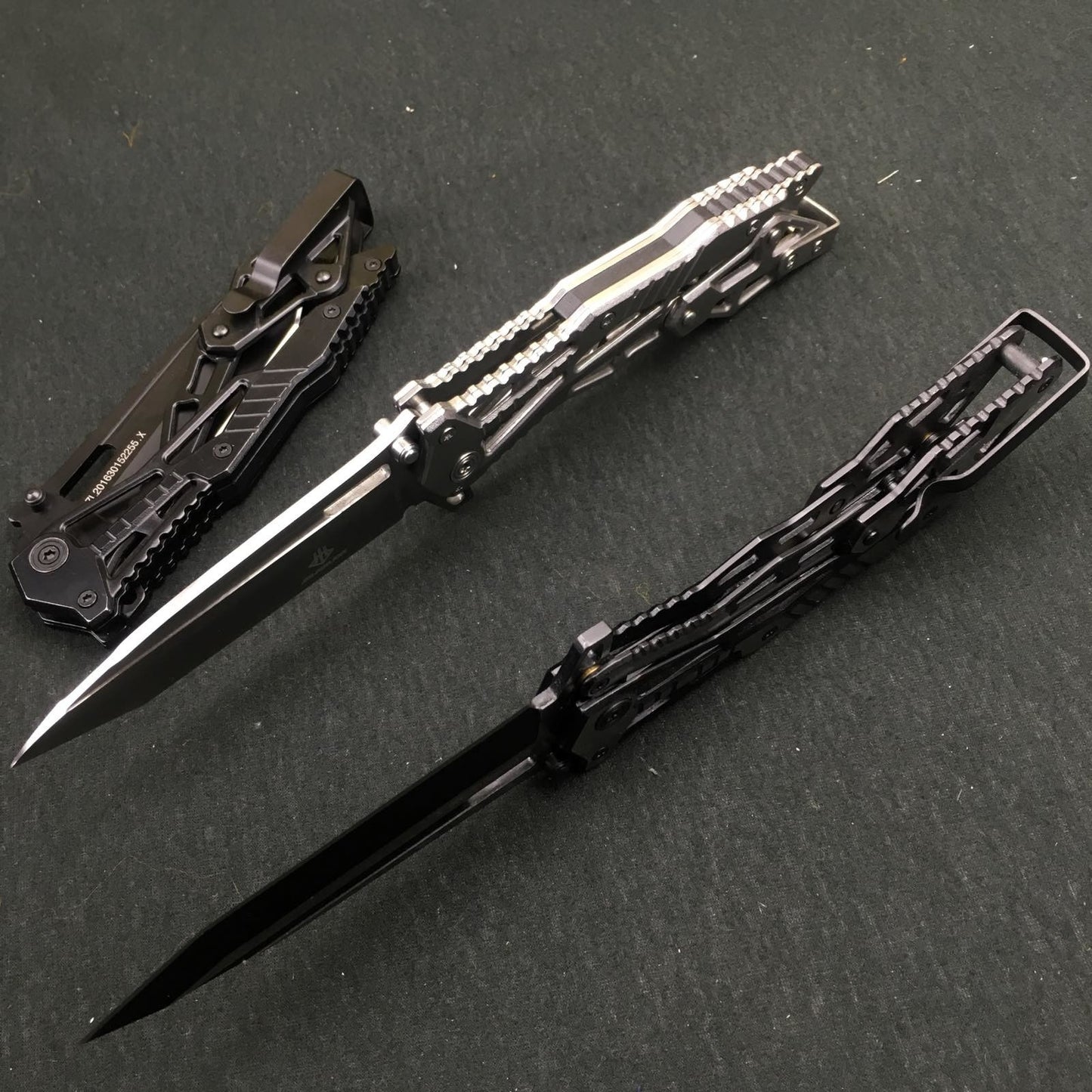 New folding all steel outdoor folding pocket knife 440 stainless steel tactical camping survival knife EDC tool