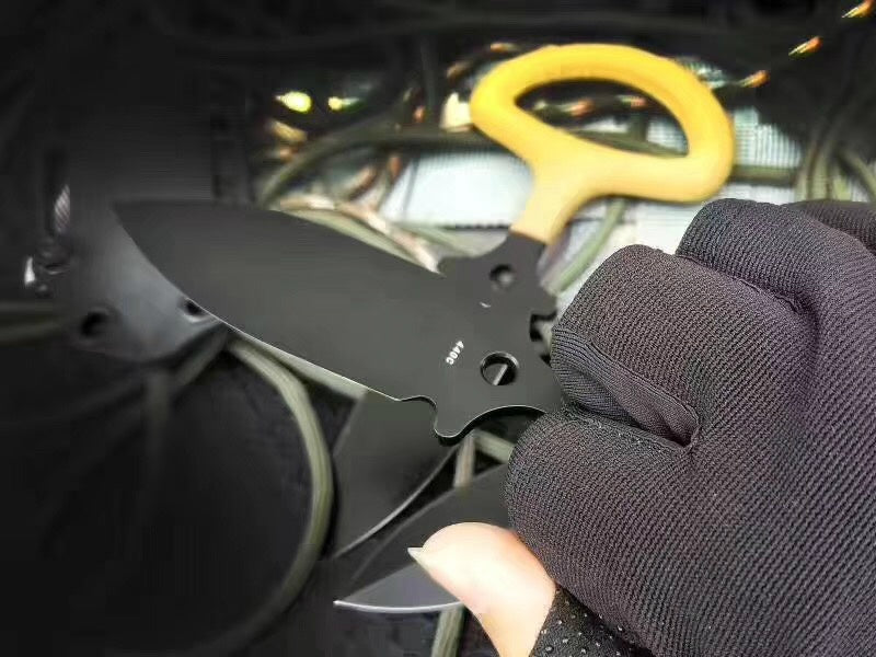 BENCHMADE Defensive fighting hand stab, push knife necklace knife hand stab pocket knife 440C mini portable knife defensive knife fixed knife