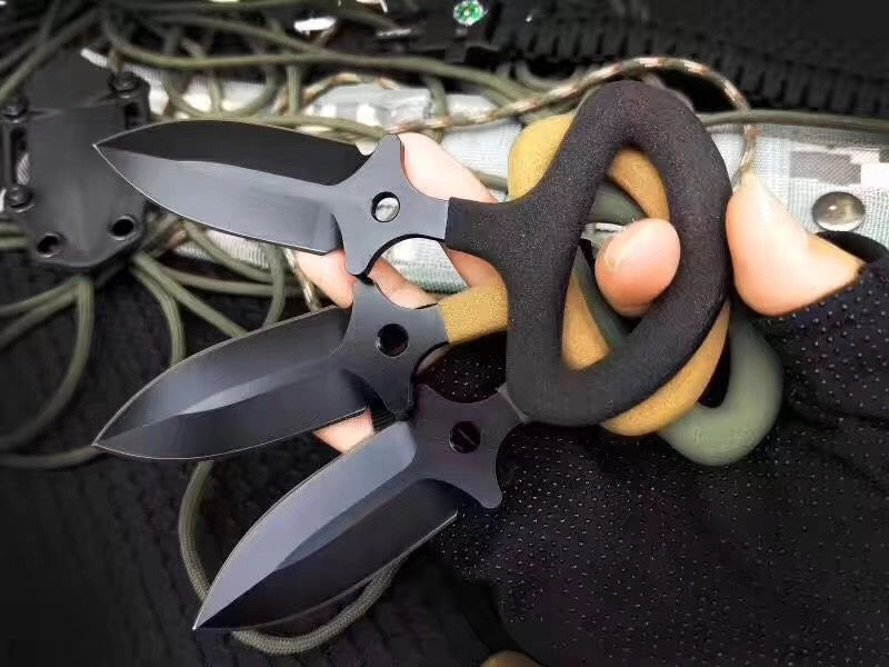 BENCHMADE Defensive fighting hand stab, push knife necklace knife hand stab pocket knife 440C mini portable knife defensive knife fixed knife