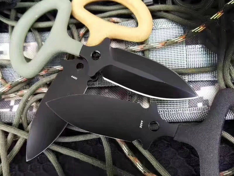 BENCHMADE Defensive fighting hand stab, push knife necklace knife hand stab pocket knife 440C mini portable knife defensive knife fixed knife