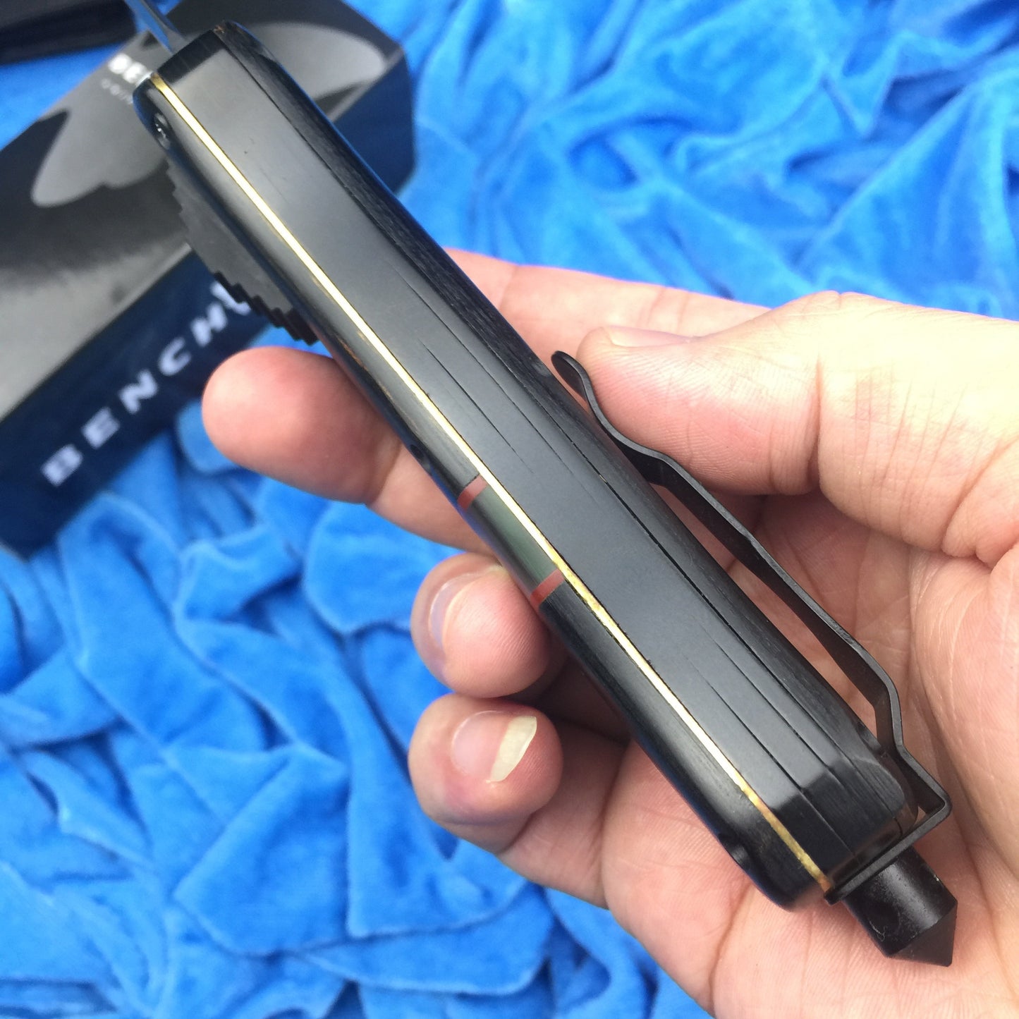 BENCHMADE Automatic spring assisted knife EDC survival knife fixed blade 59HRC folding blade double edged pocket camping hunting fishing knife