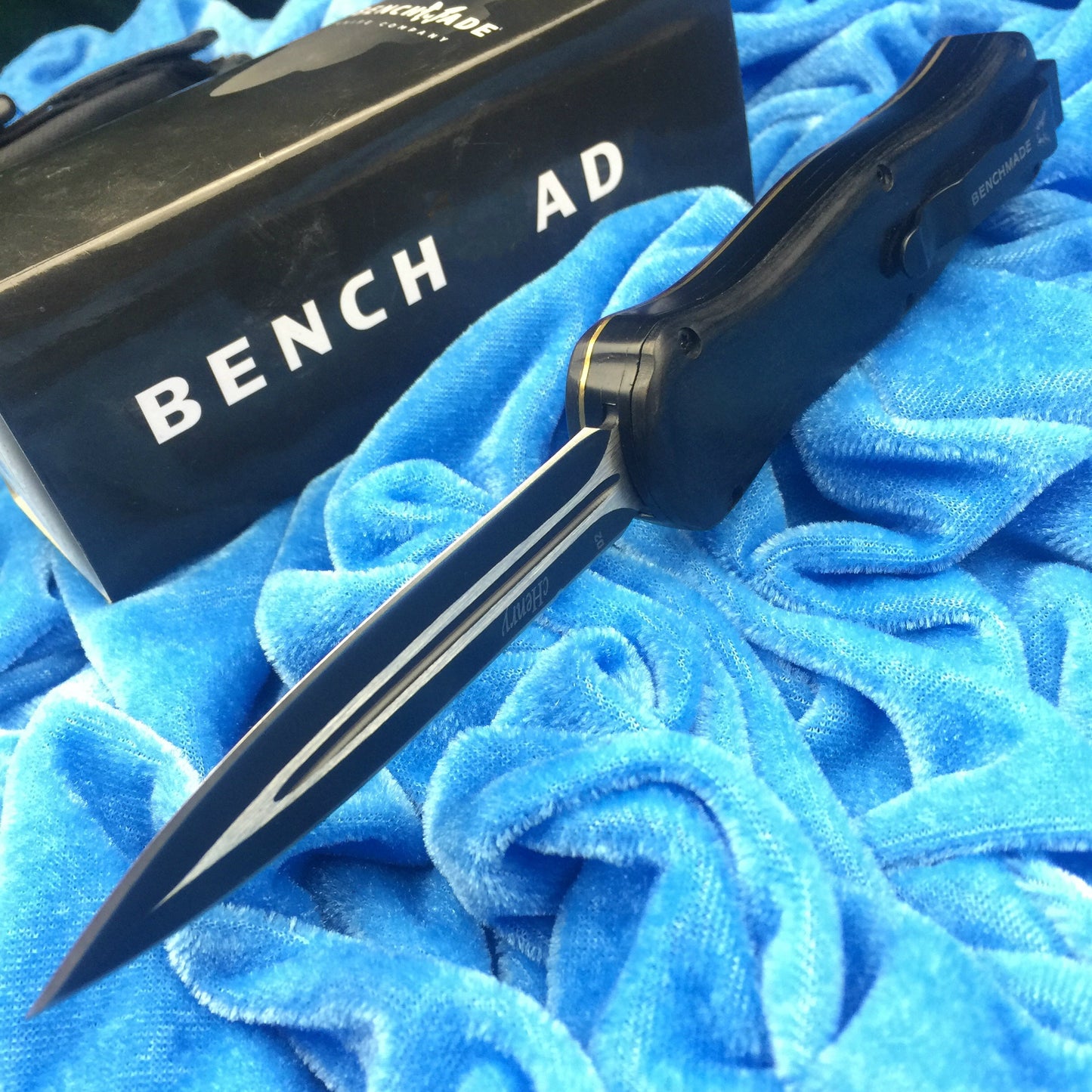 BENCHMADE Automatic spring assisted knife EDC survival knife fixed blade 59HRC folding blade double edged pocket camping hunting fishing knife