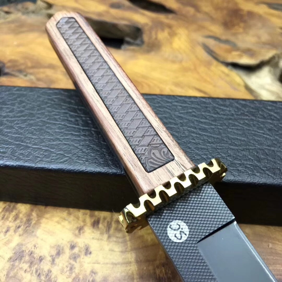 "11.8" tactical camping knife 59HRC fixed blade military knife battle dagger outdoor survival knife EDC hand tool
