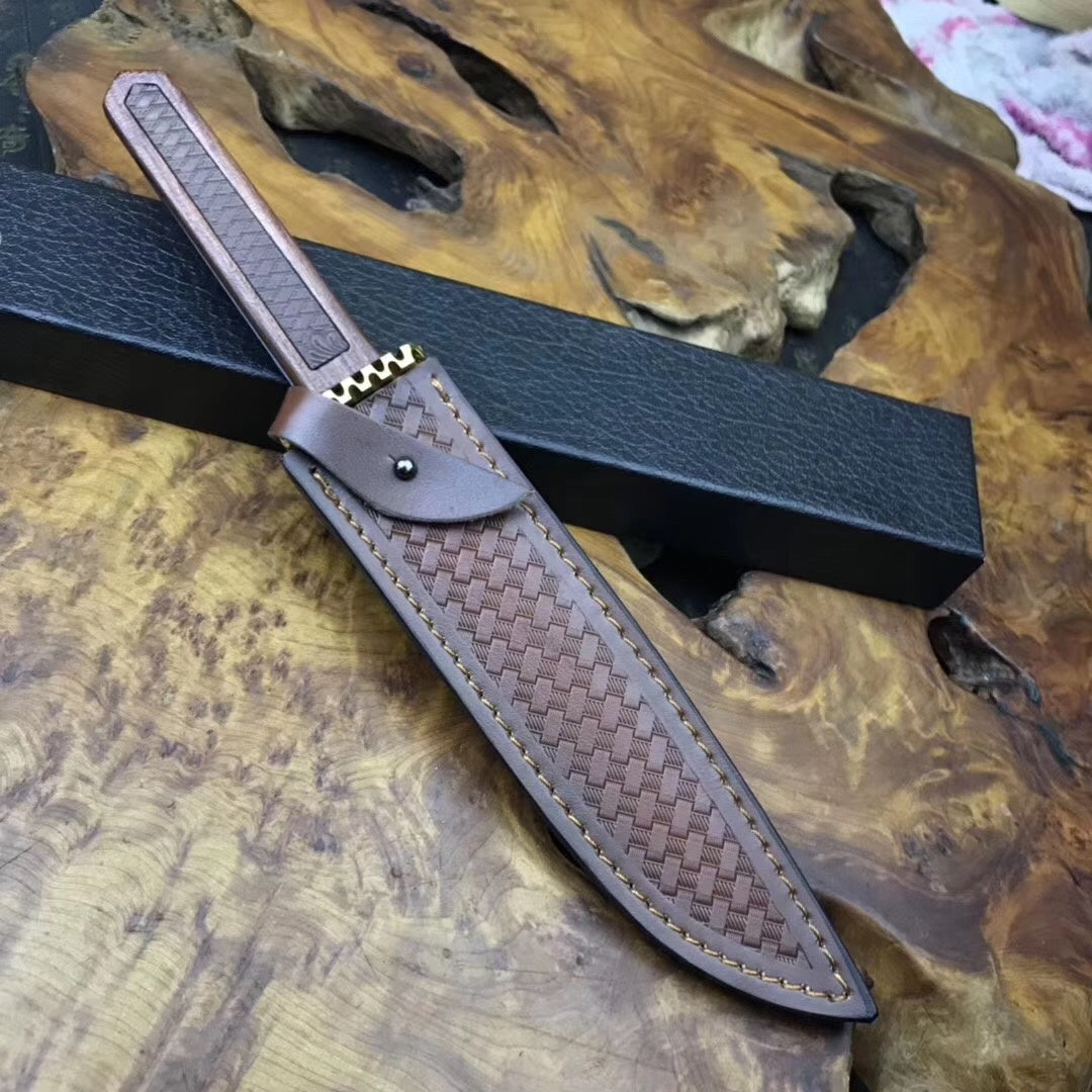 "11.8" tactical camping knife 59HRC fixed blade military knife battle dagger outdoor survival knife EDC hand tool