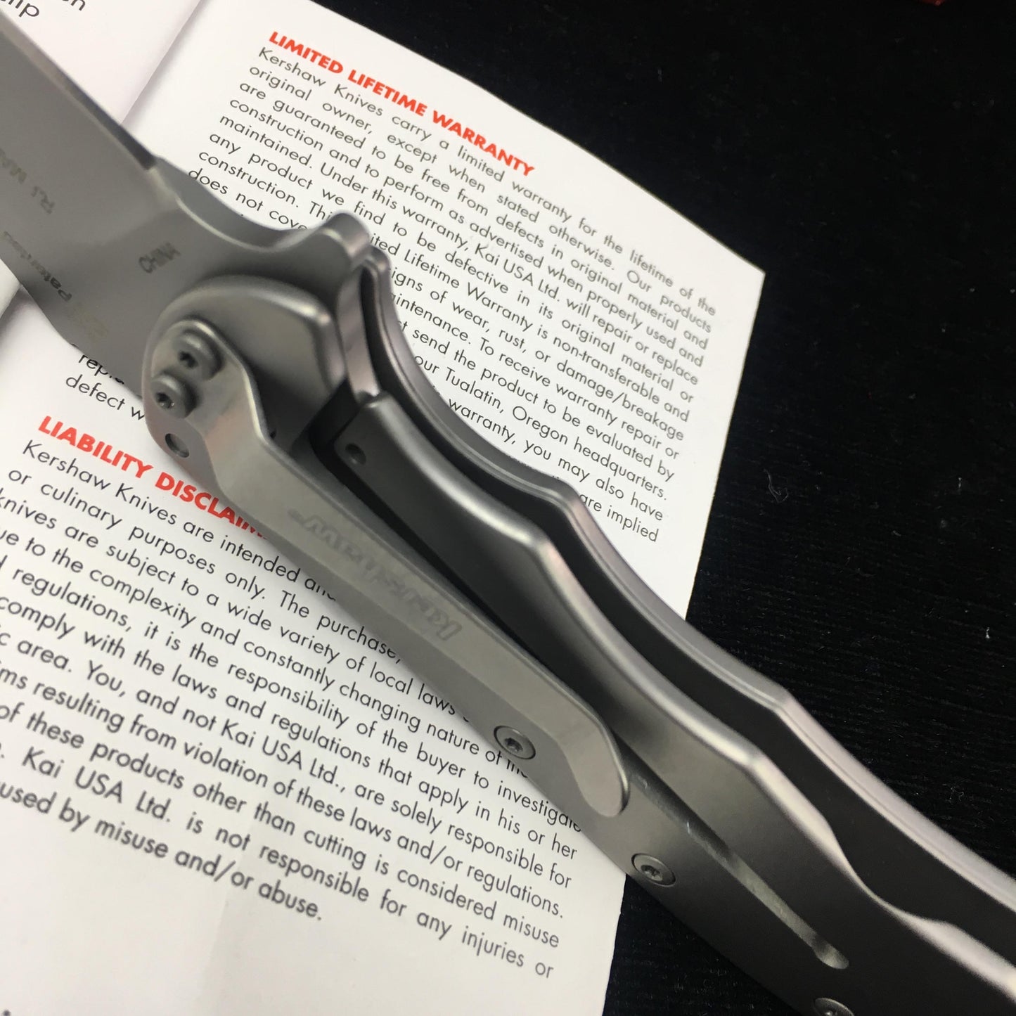 KERSHAW volt pocket knife frame lock safe A/O assisted stainless steel folding knife 3655 camping hunting fishing knife