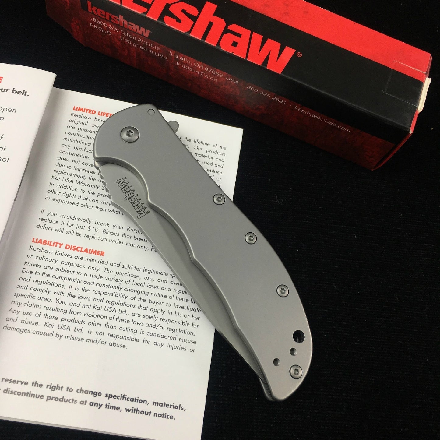 KERSHAW volt pocket knife frame lock safe A/O assisted stainless steel folding knife 3655 camping hunting fishing knife