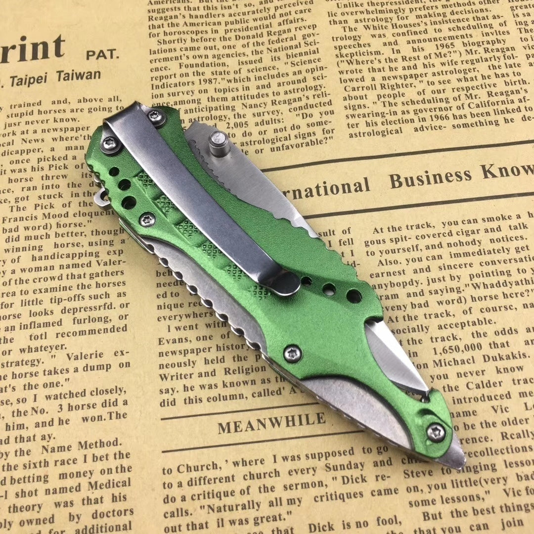 Gear cutters stainless steel handle cutters multifunctional tactical tools mini camping survival cutters
