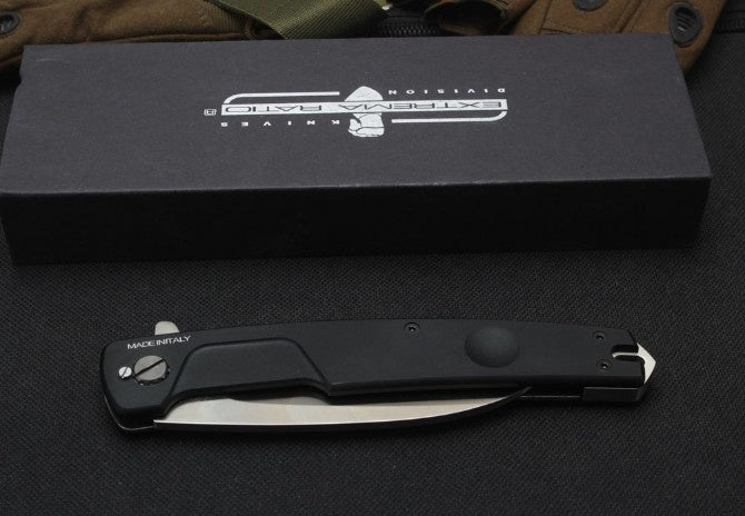 EXTREMA RATIO 3.543" tactical folding knife rescue hunting knife 6061-t6 aluminum alloy handle