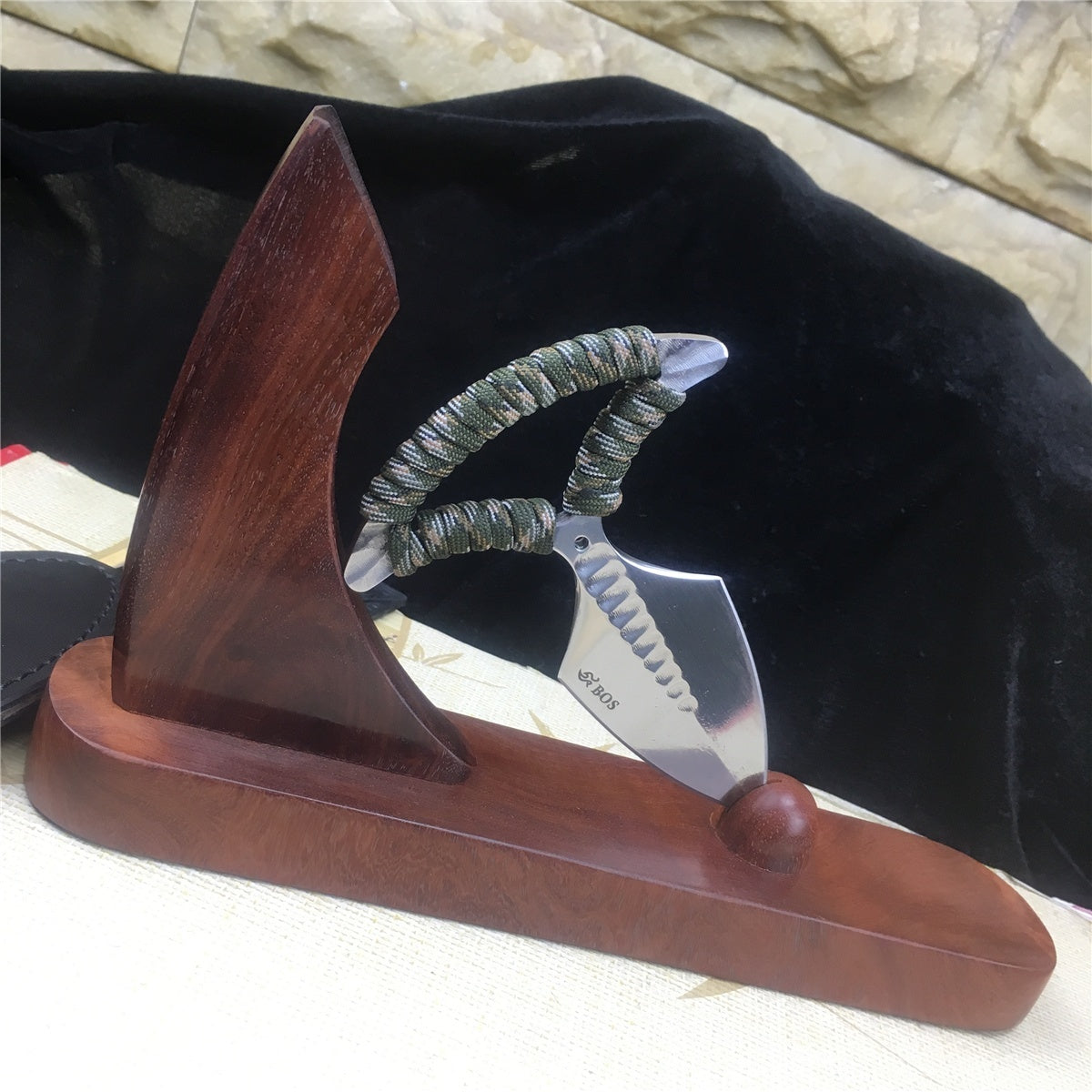 New Product Upgrades | Push knife + Card knife + Gifts Box Set '' 5.31 Inches Fist Knife Self-Defense Weapon Edc Tools(Style1 Style2)