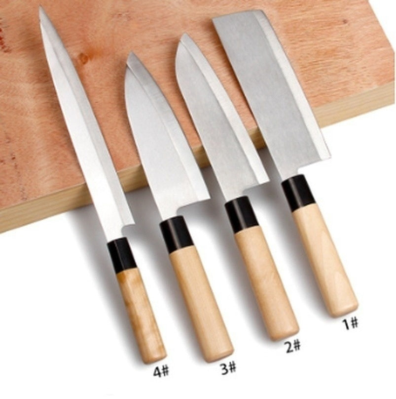 Willow Blade Sashimi Knife Sushi Knife Cooking Knife 4Pcs/set Professional Kitchen Knife Japanese Chef Knife Kitchen Knife Salmon Raw KnifeStainless Steel Kitchen Knife Cooking Knife Slicing Knife Best Kitchen Knives Kitchen Tools