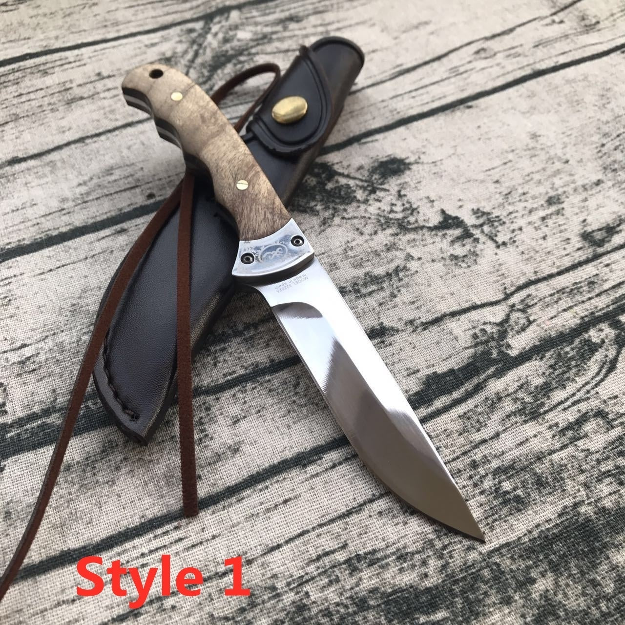 Browning Shadow Wood Hunting Knife Small Straight Knife Camping Outdoor Knive