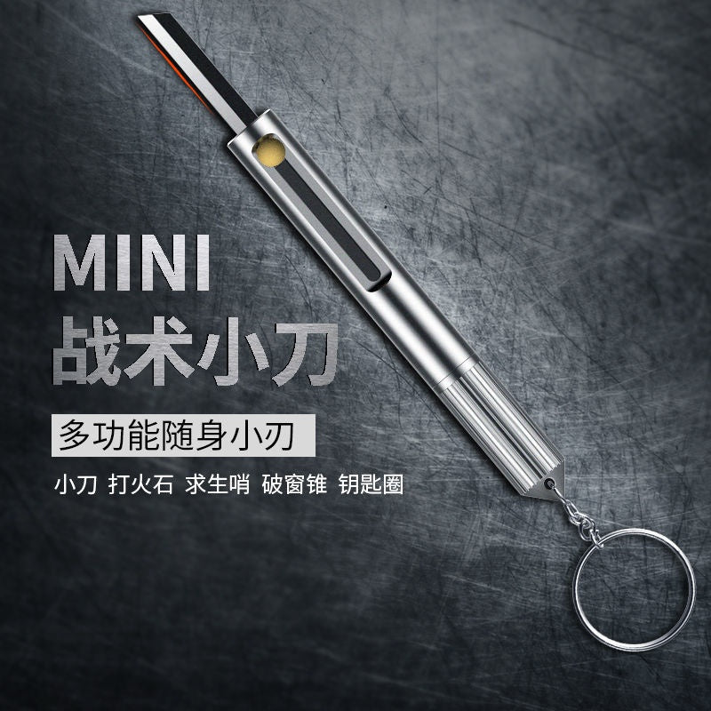 Emergency Mini Necklace Blade Fruit Knife for Camp Hunt Survive Hike Edc Pocket