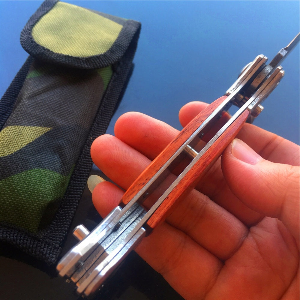 POCKET KNIFE SPRING ASSISTED OPEN KNIVES OTF AUTO Out The Blade Tactical Hunting EDC Camping Rescue Tools