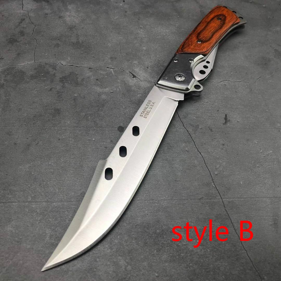 2020 NEW VERY SUYRDY Military Stainless Steel Fixed Blade Knife Folding Self Defense Pocket Knife, Outdoor Hunting Survival Combat Dagger Camping Fishing Knives