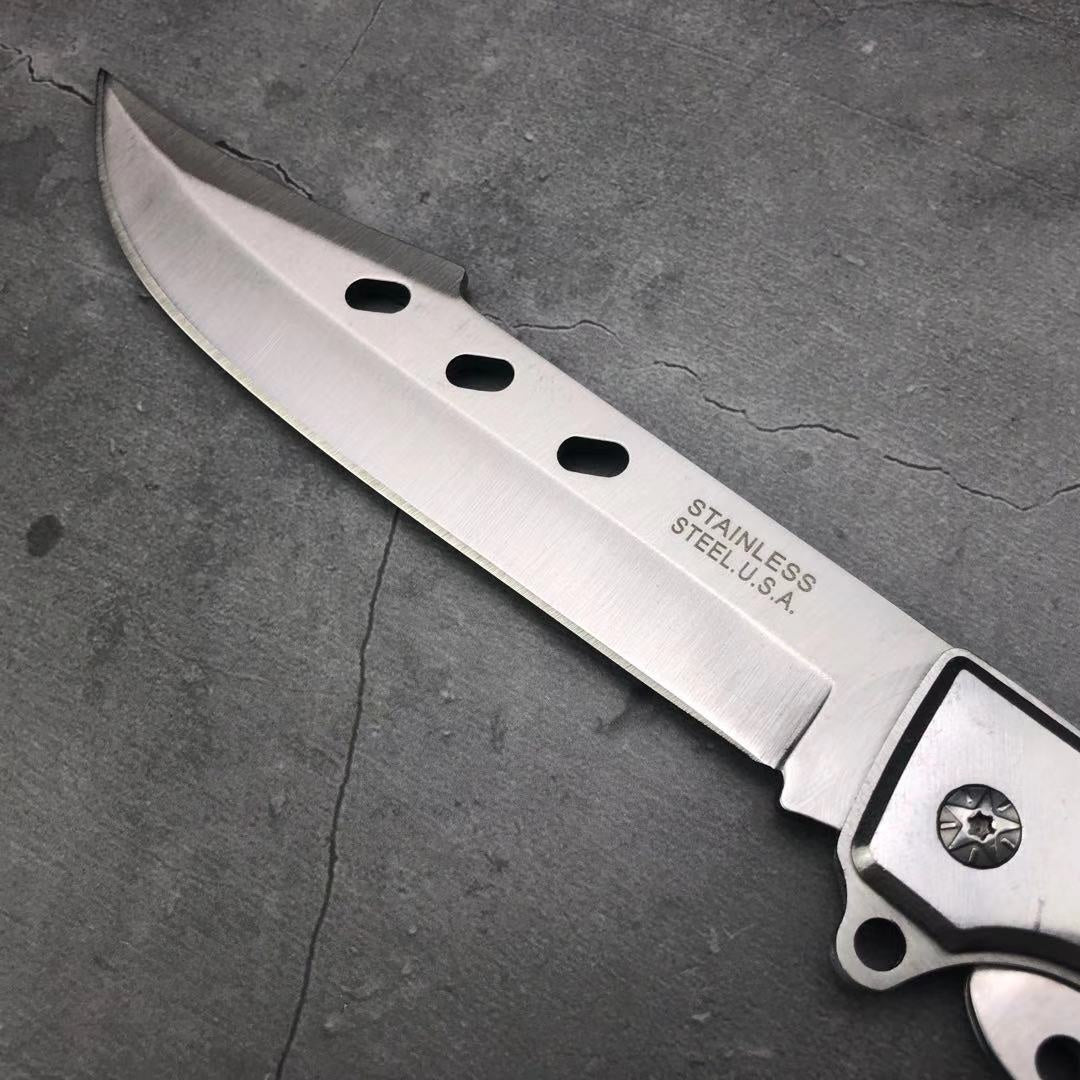 2020 NEW VERY SUYRDY Military Stainless Steel Fixed Blade Knife Folding Self Defense Pocket Knife, Outdoor Hunting Survival Combat Dagger Camping Fishing Knives