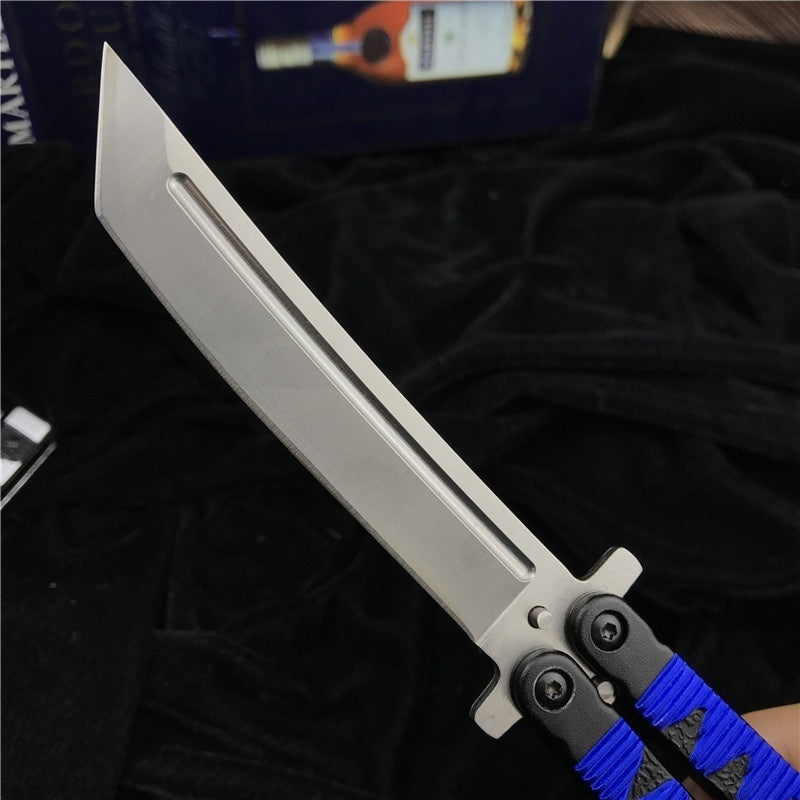 2020 Hot ! Butterfly Balisong Knife Practice Knifes OUTDOORS Tactical Knives Combat Trainer Very Sharp Survival Tools