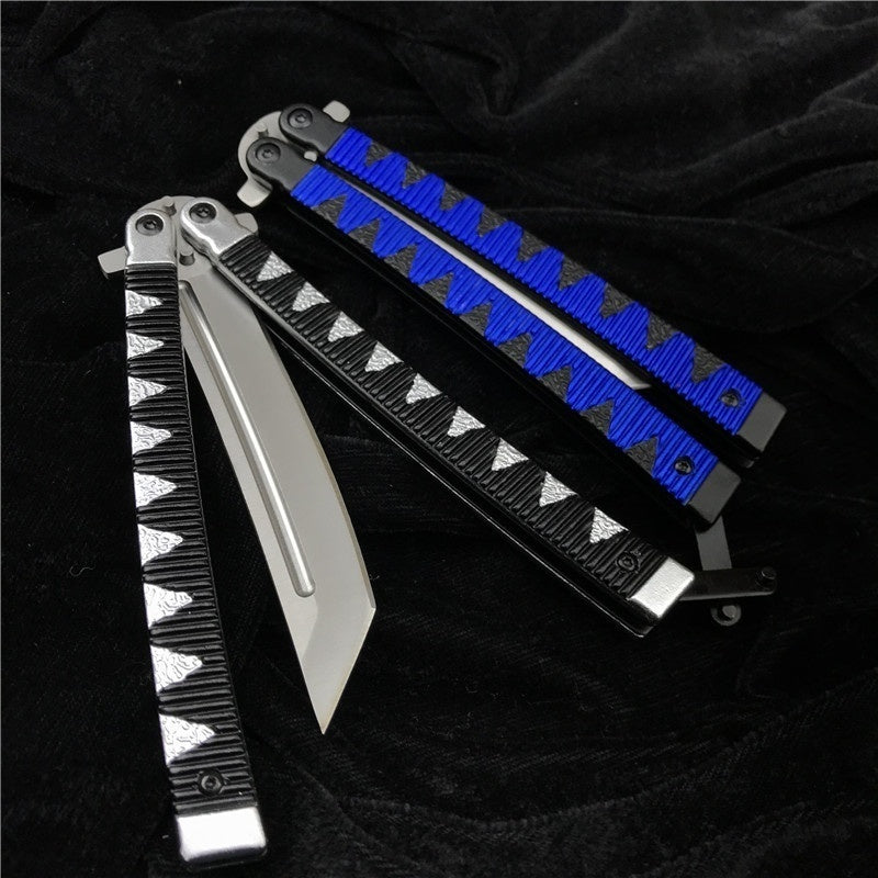 2020 Hot ! Butterfly Balisong Knife Practice Knifes OUTDOORS Tactical Knives Combat Trainer Very Sharp Survival Tools