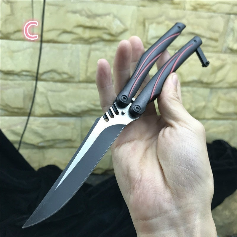 2020 Hot ! Butterfly Balisong Knife Practice Knifes OUTDOORS Tactical Knives Combat Trainer Very Sharp Survival Tools