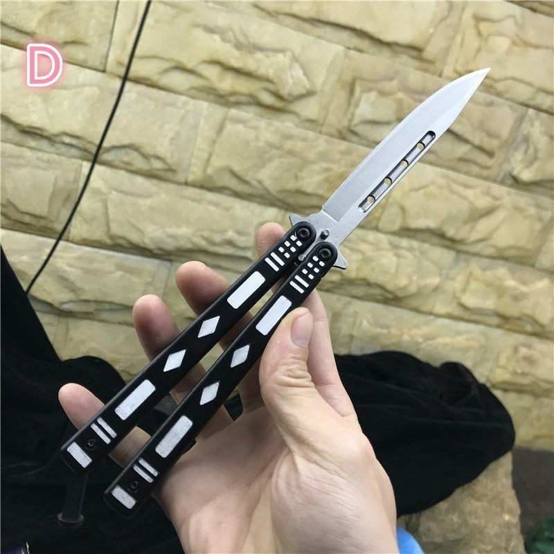 2020 Hot ! Butterfly Balisong Knife Practice Knifes OUTDOORS Tactical Knives Combat Trainer Very Sharp Survival Tools