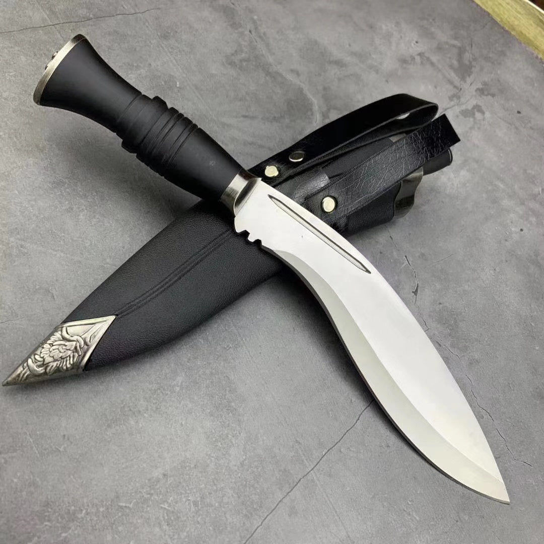 2020 New Kukri Machetes (440C Blade ABS Plastic Handle )Tactical Fighting Machete Hunting Fixed Knives