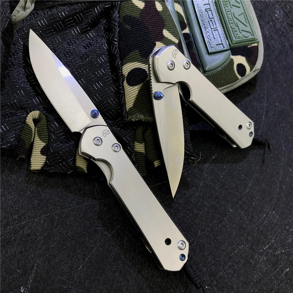 Chris Reeve Replica Stainless Steel Tactical Survival Folding Blade Knife Corrosion Resistance Camping Hunting Outdoor Knives