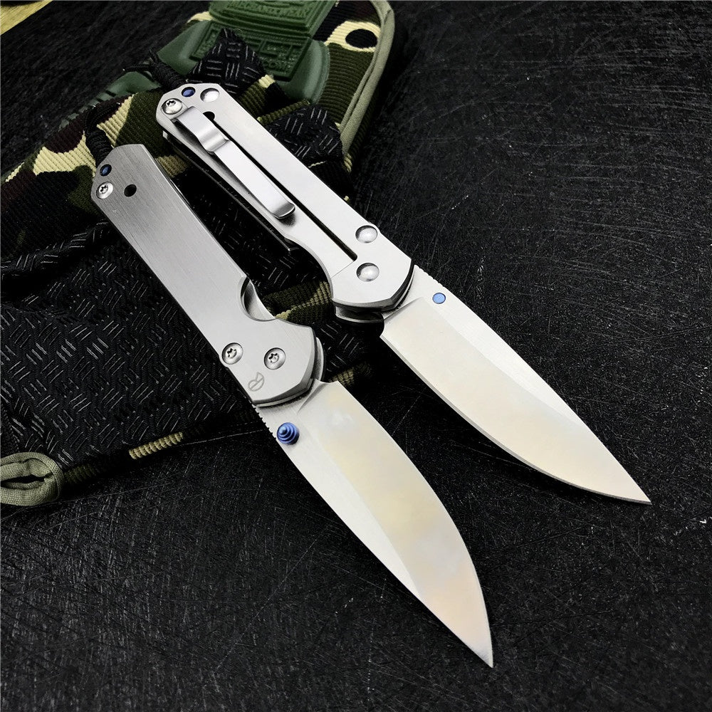 Chris Reeve Replica Stainless Steel Tactical Survival Folding Blade Knife Corrosion Resistance Camping Hunting Outdoor Knives