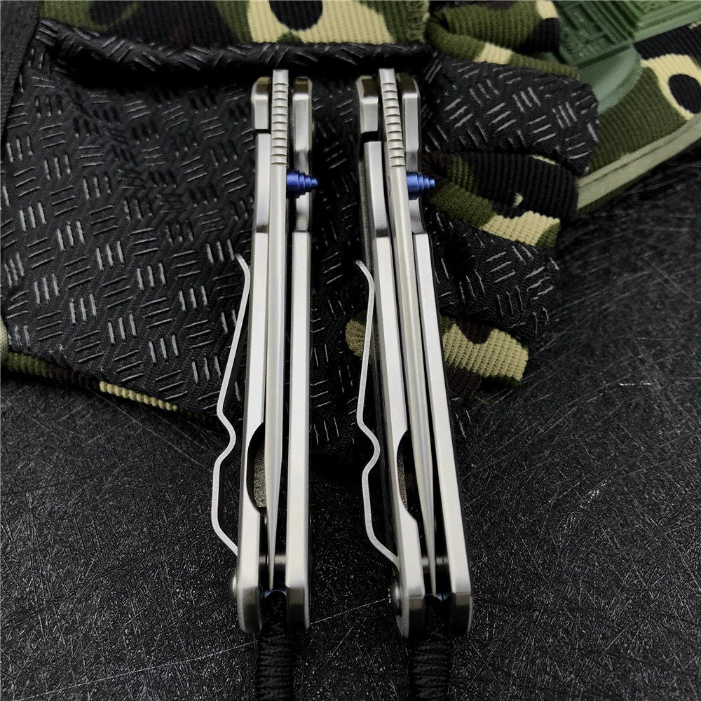 Chris Reeve Replica Stainless Steel Tactical Survival Folding Blade Knife Corrosion Resistance Camping Hunting Outdoor Knives