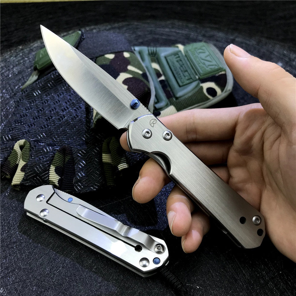 Chris Reeve Replica Stainless Steel Tactical Survival Folding Blade Knife Corrosion Resistance Camping Hunting Outdoor Knives