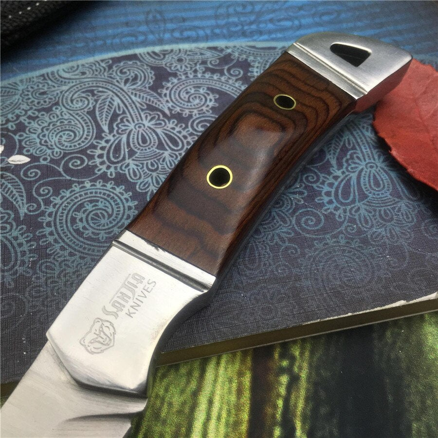 Browning 5CR15 Steel Knife Fixed Blade Knife Hunting Tool Sharp Outdoor Camping Hunting Survival Tactic Straight Knife EDC Tool