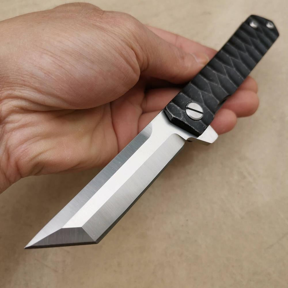 Stainless Steel Sharp Blade Pocket Folding Knife Tactical Hunting Knife Camping Survival Outdoors EDC Knives Tools Easy to Cut