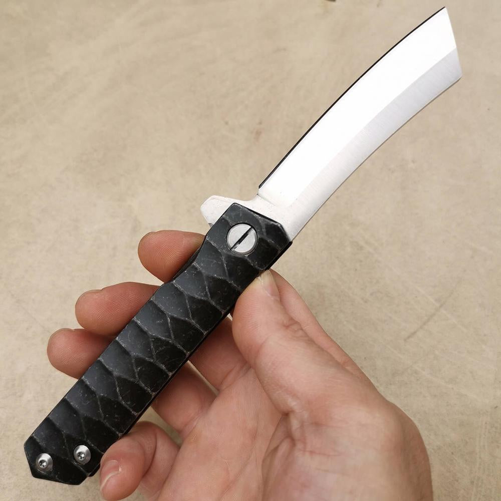 Stainless Steel Sharp Blade Pocket Folding Knife Tactical Hunting Knife Camping Survival Outdoors EDC Knives Tools Easy to Cut