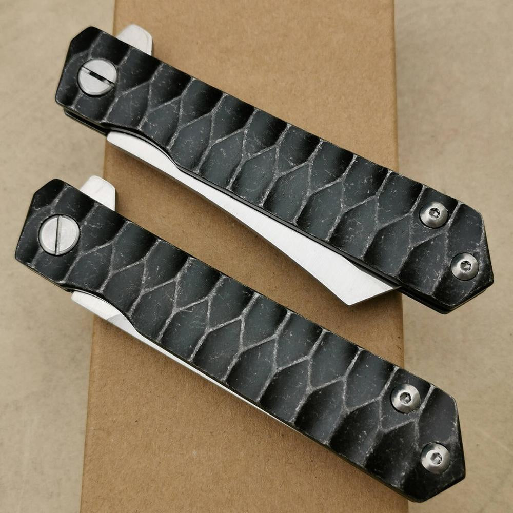 Stainless Steel Sharp Blade Pocket Folding Knife Tactical Hunting Knife Camping Survival Outdoors EDC Knives Tools Easy to Cut