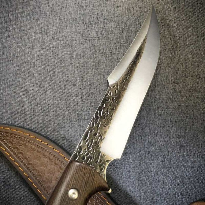 13 Inch Tactical Fixed Blade Knife 5cr15mov Blade Wood Handle Camping Hunting Fishing Knives Outdoor Survival Tools Dagger