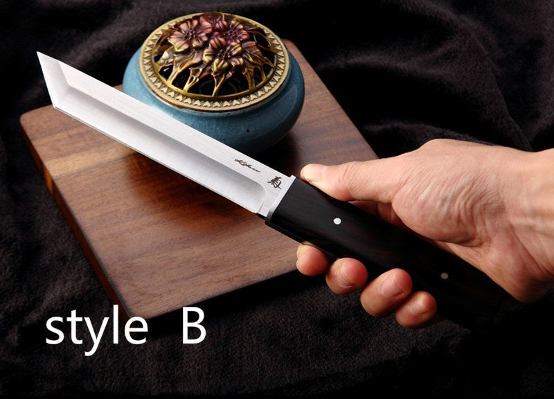 Voltron outdoor katana knife Camping survival tactical knife, outdoor hunting saber, tactical sharp straight knife D2 fixed blade